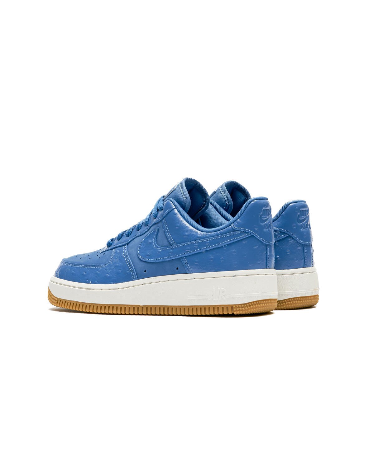 Light fashion blue suede nike air force 1